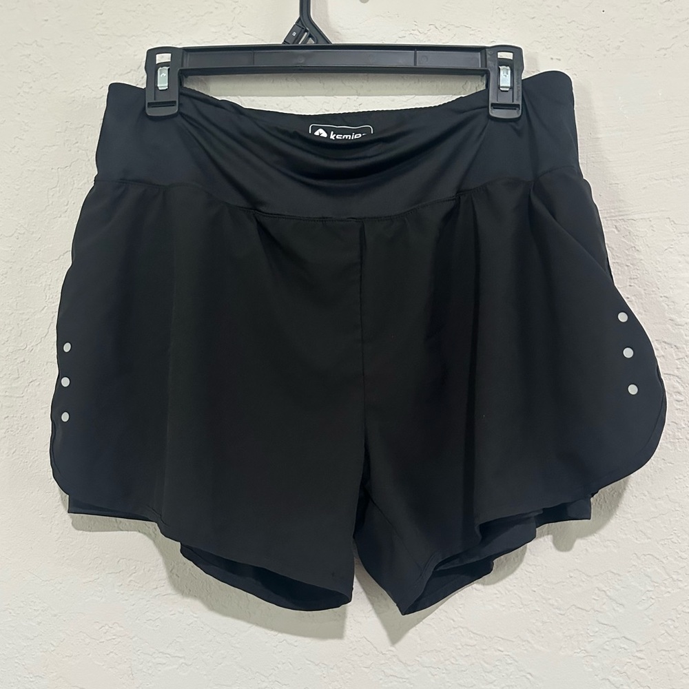 Women's Black Athletic Shorts